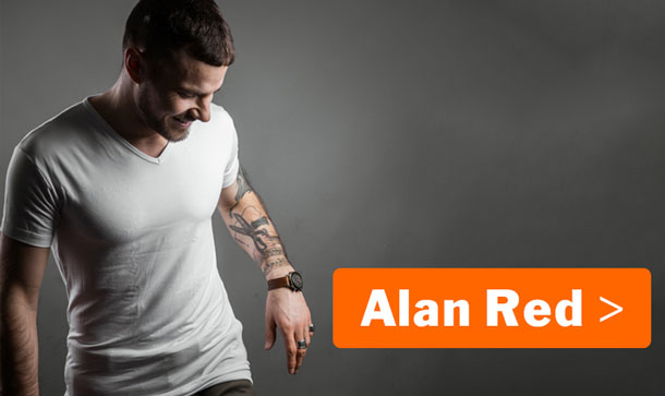 Alan Red t-shirts met korting